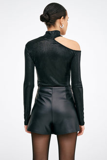 Evan Metallic Top | Onyx