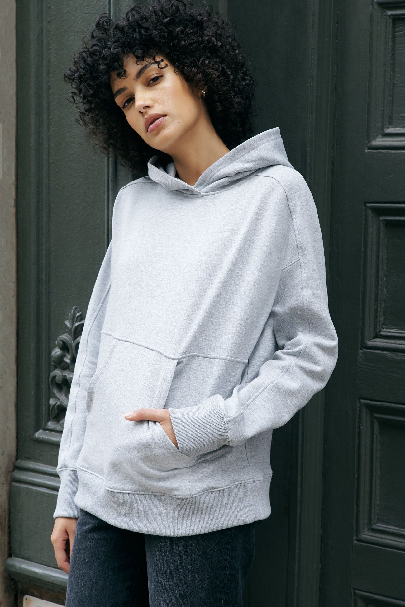 Ida Hoodie | Melange Grey