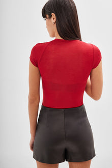 Gabi Cutout Top | Red