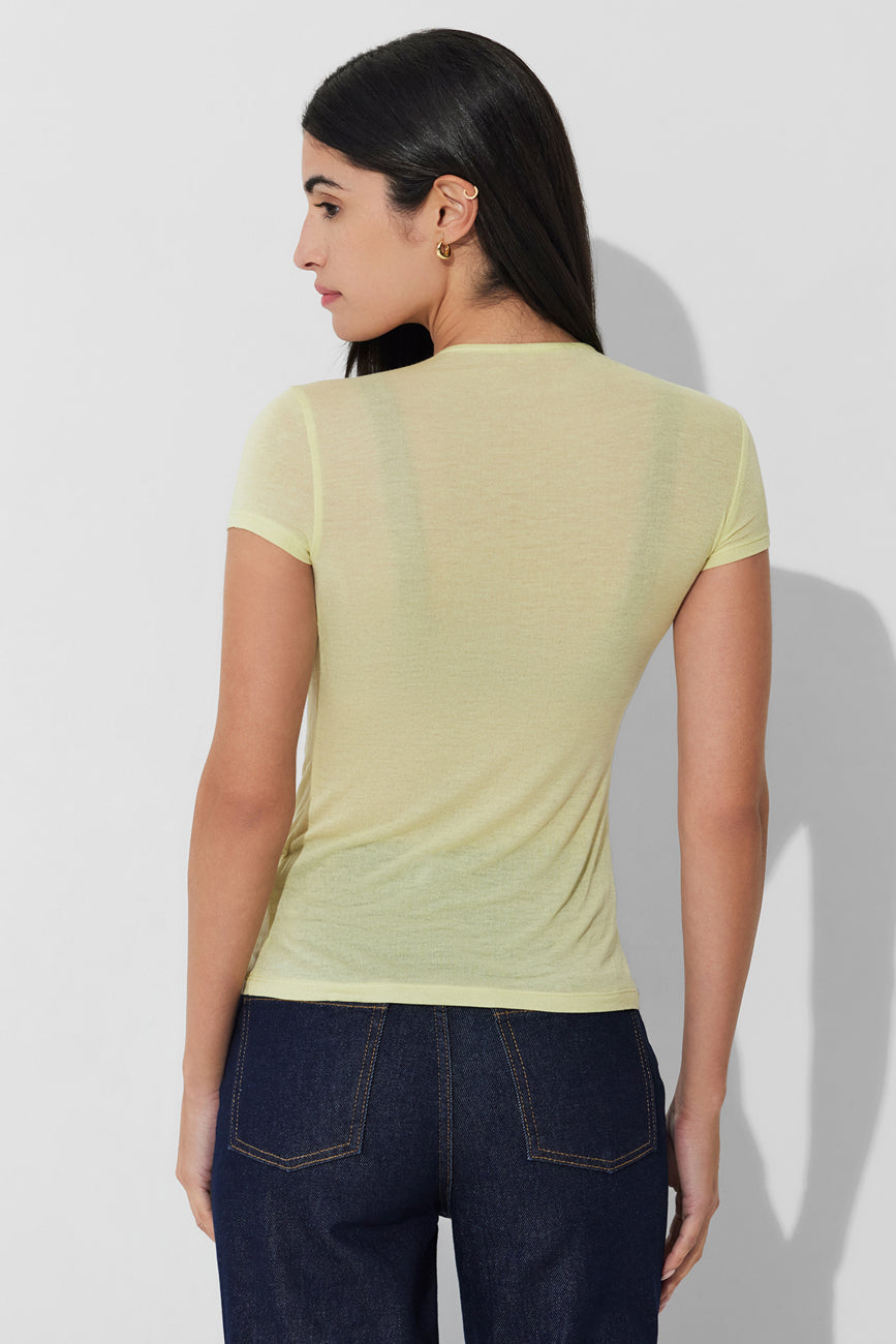 Sara Tee | Pale Yellow