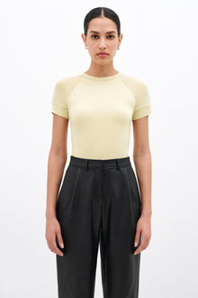 Harling Tee | Pale Yellow