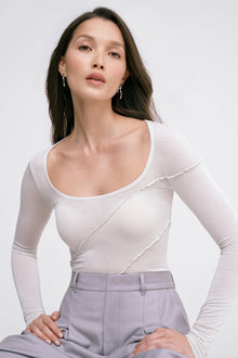 Melody Sheer Top | Mist