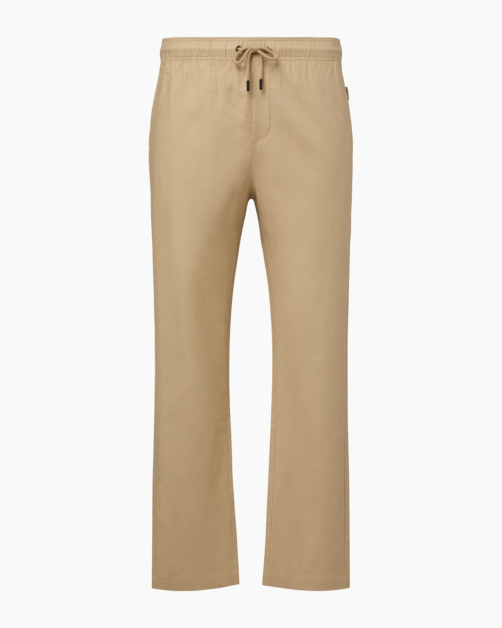 Mens | Stretch Linen Pull-On Pant | Sand