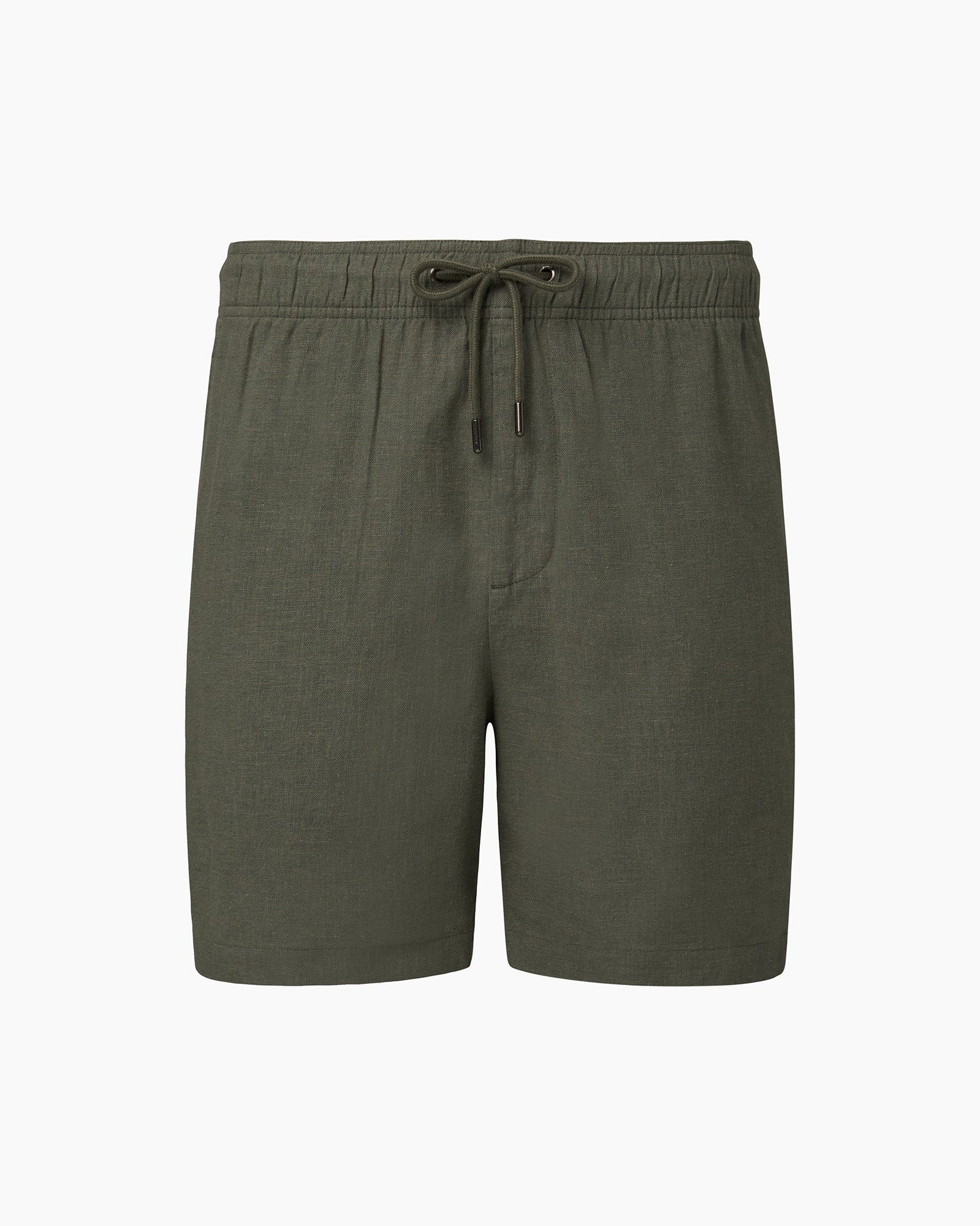 Mens | Classic Pull On Linen Short 6" | Agave