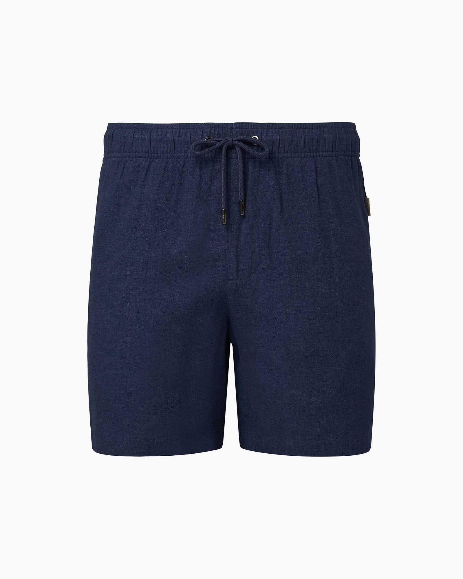 Mens | Classic Pull On Linen Short 6" | Vintage Indigo