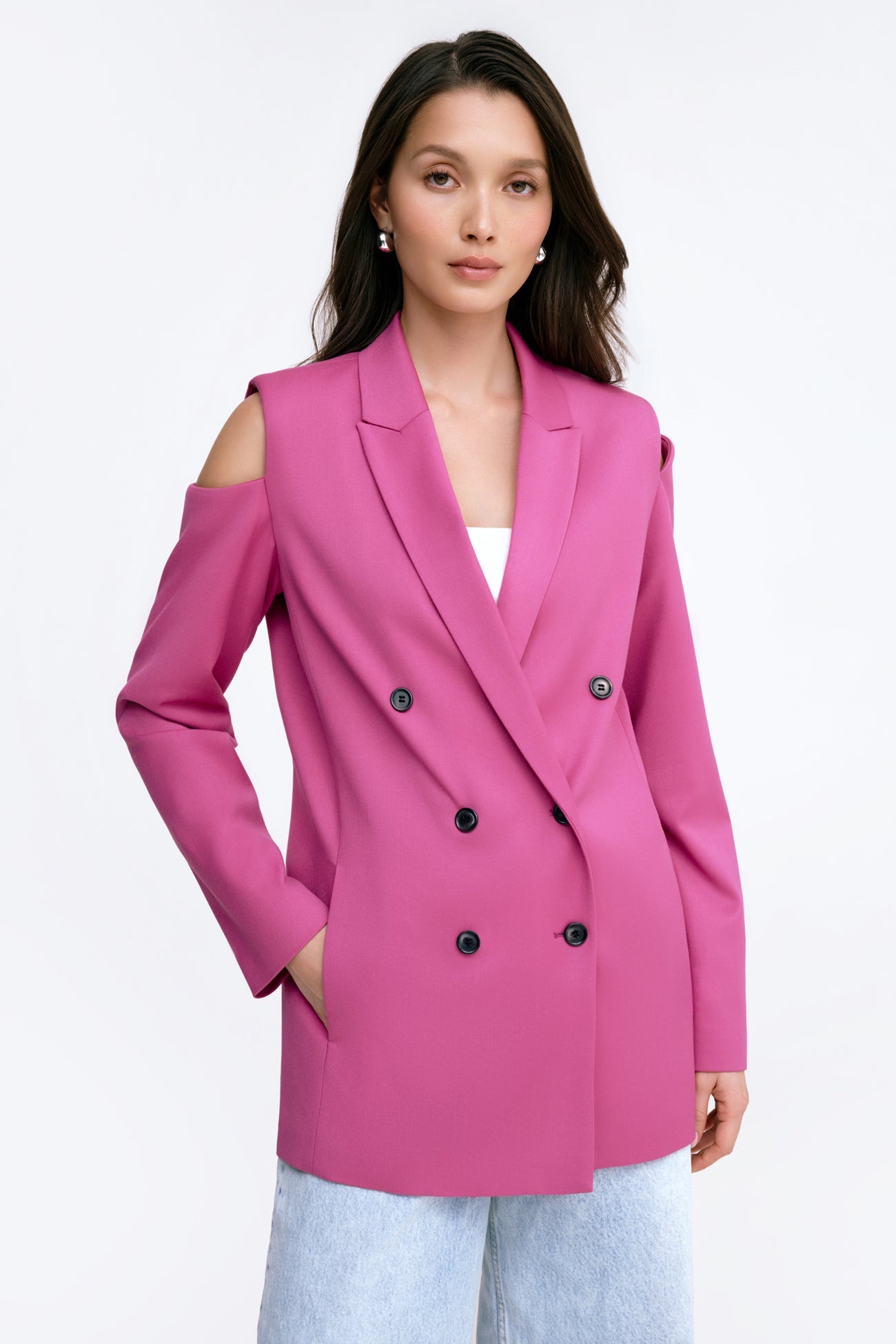 Kimi Blazer | Hot Pink