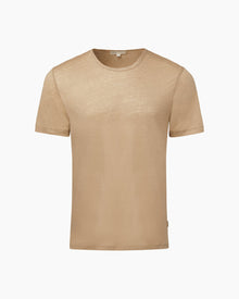 Mens | Chad Linen Tee | Tan