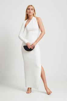 Manhattan Slit Gown | Off White