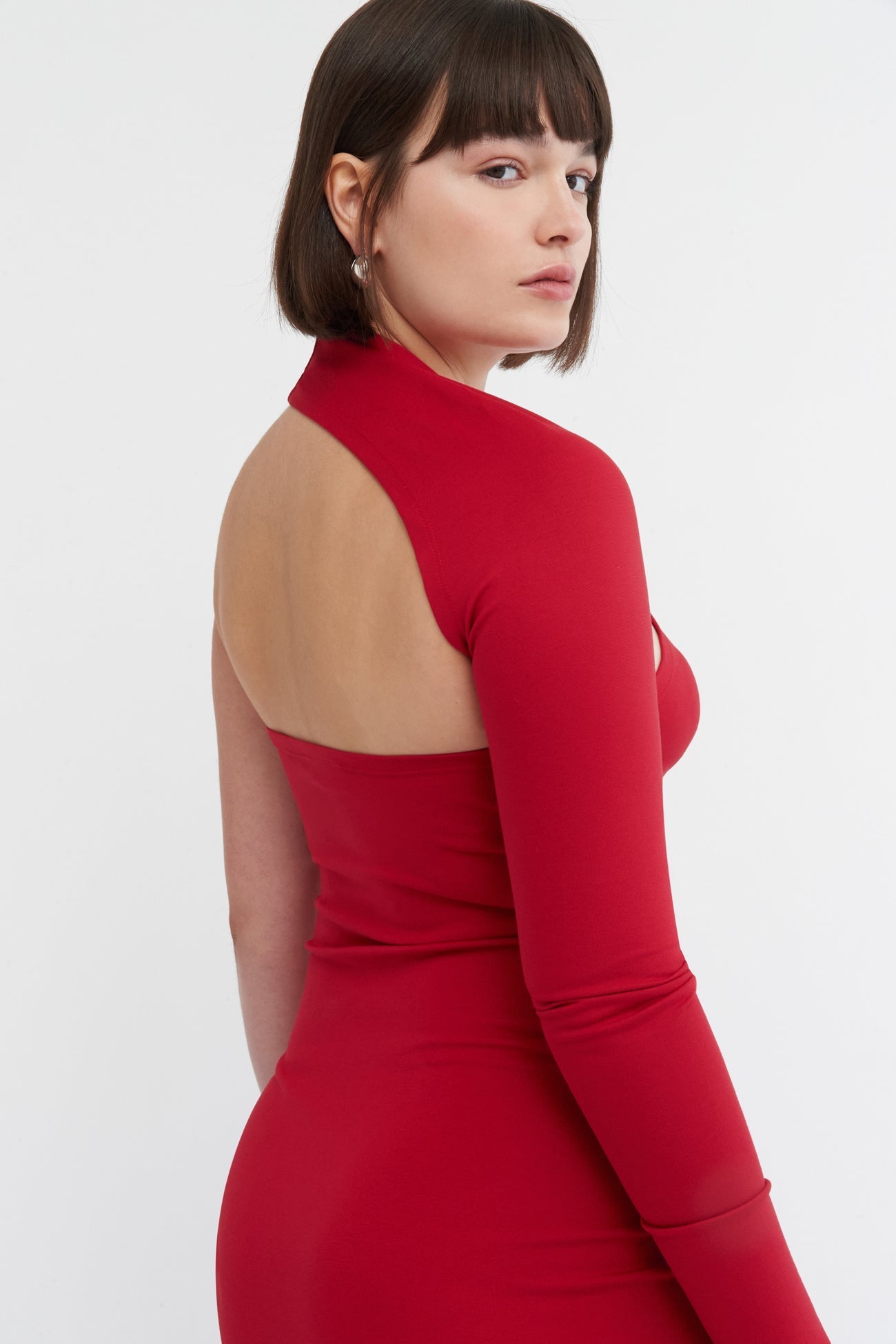 Manhattan Slit Gown | Red