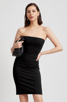 Metro Strapless Dress | Black