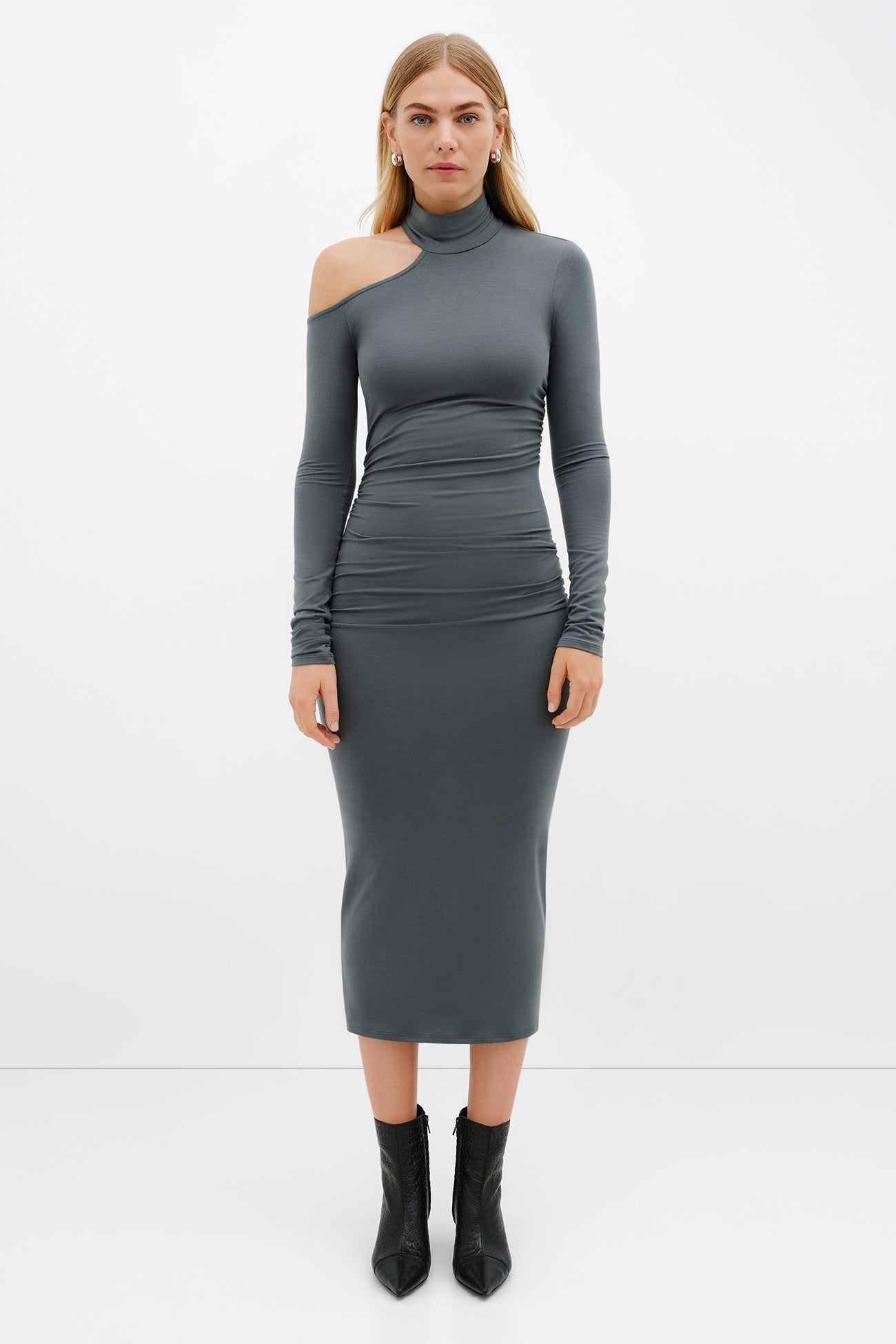 Sawyer Dress | Slate Grey