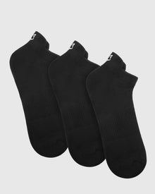 Mens | 3 Pack Mens Ankle Socks | Black