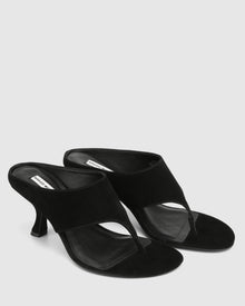 Womens | Mercer Suede Heel | Black