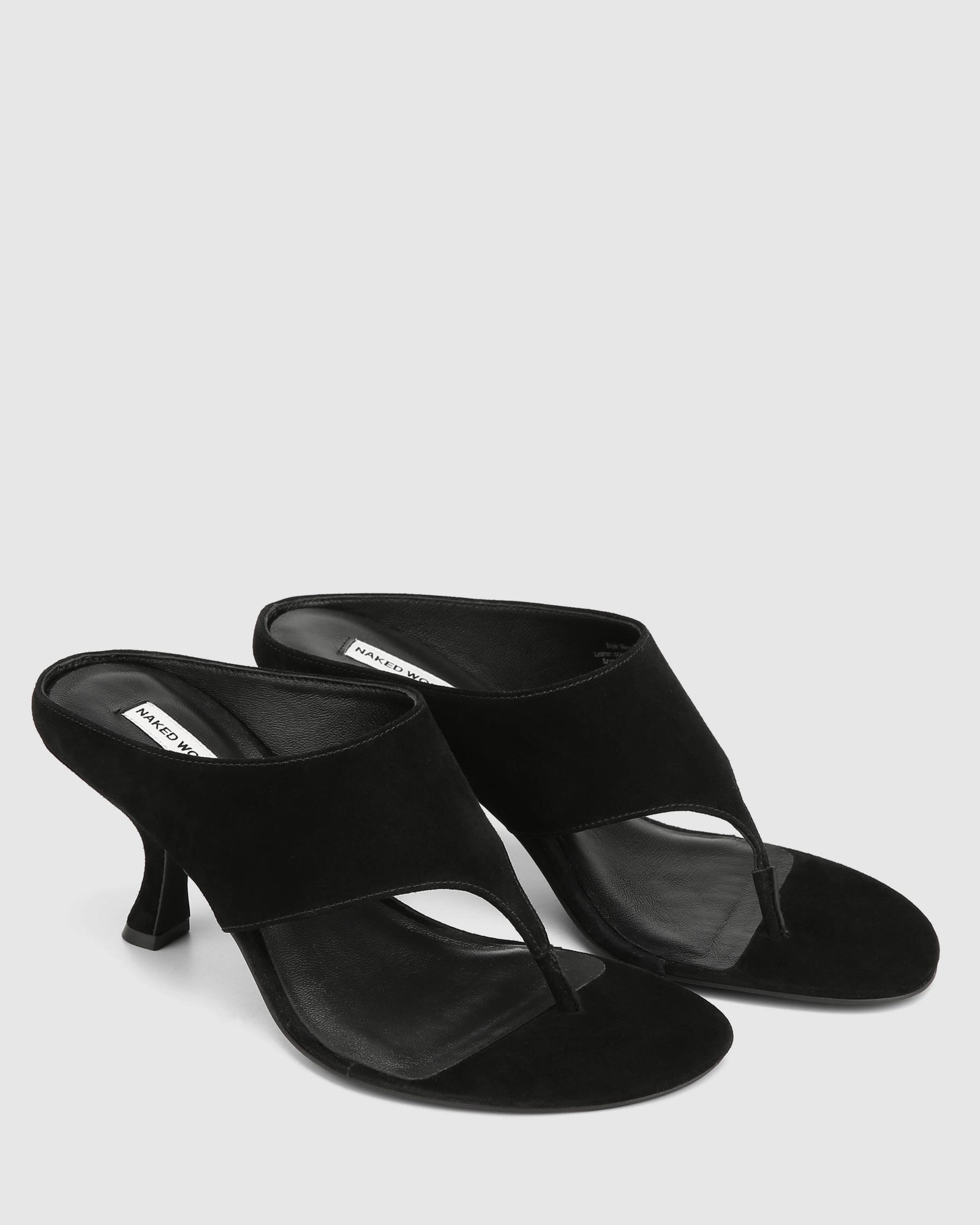 Womens | Mercer Suede Heel | Black