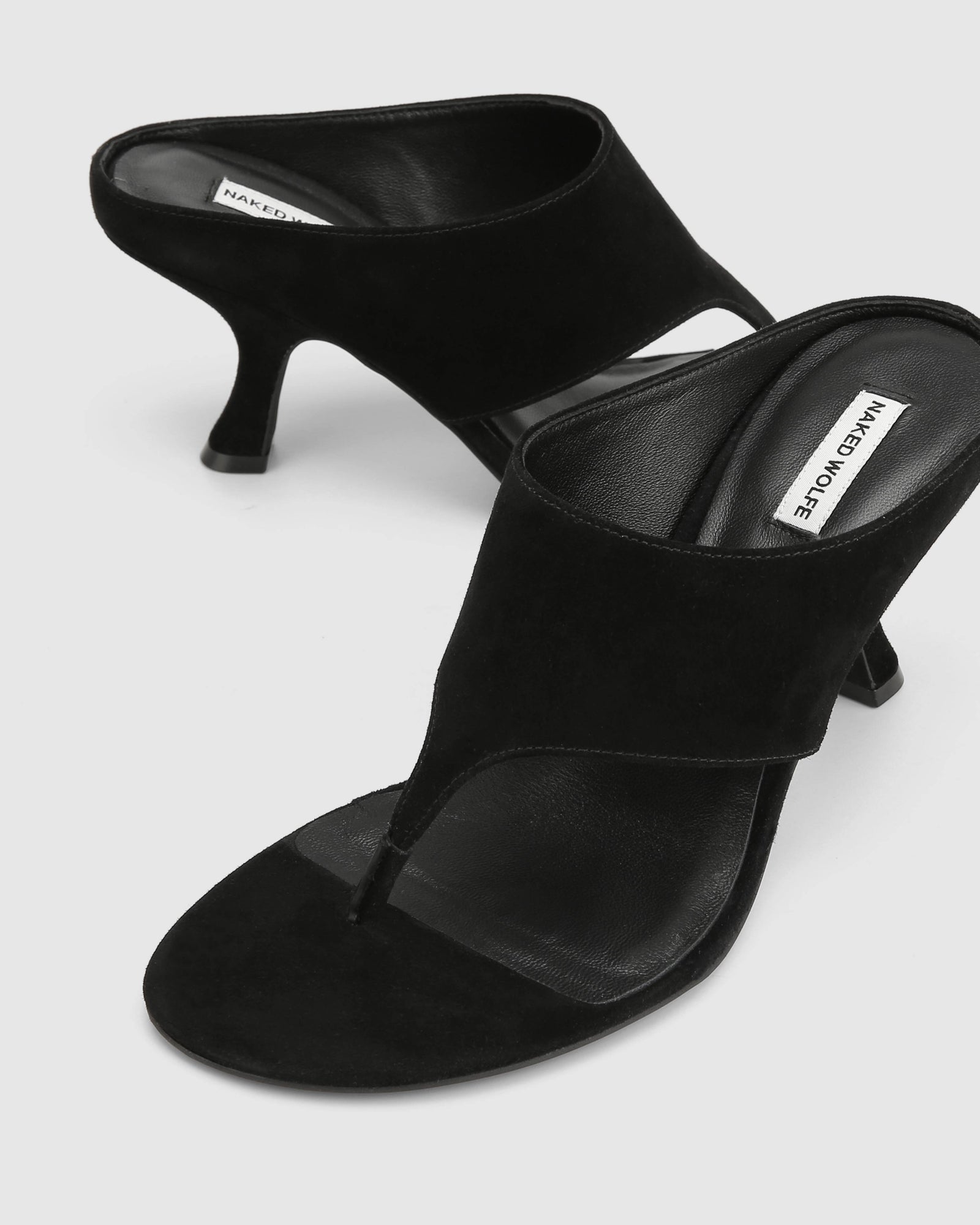 Womens | Mercer Suede Heel | Black