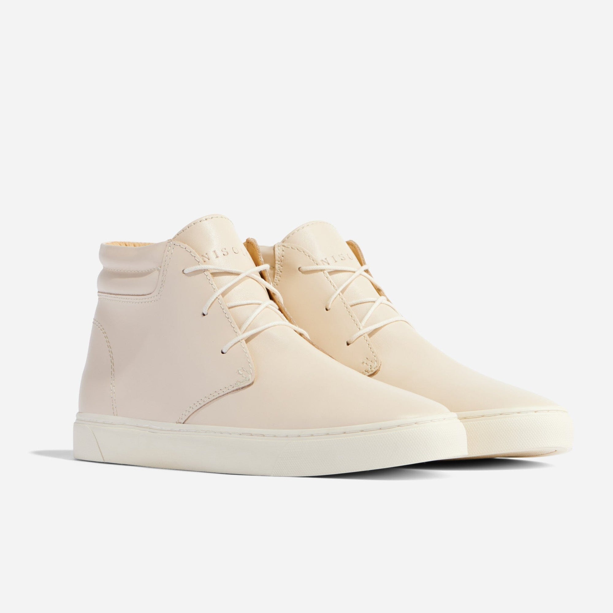 Everyday Mid Top Sneaker Bone Men's Leather Sneaker Nisolo