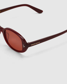Womens | Milan Sunglasses | Burgundy