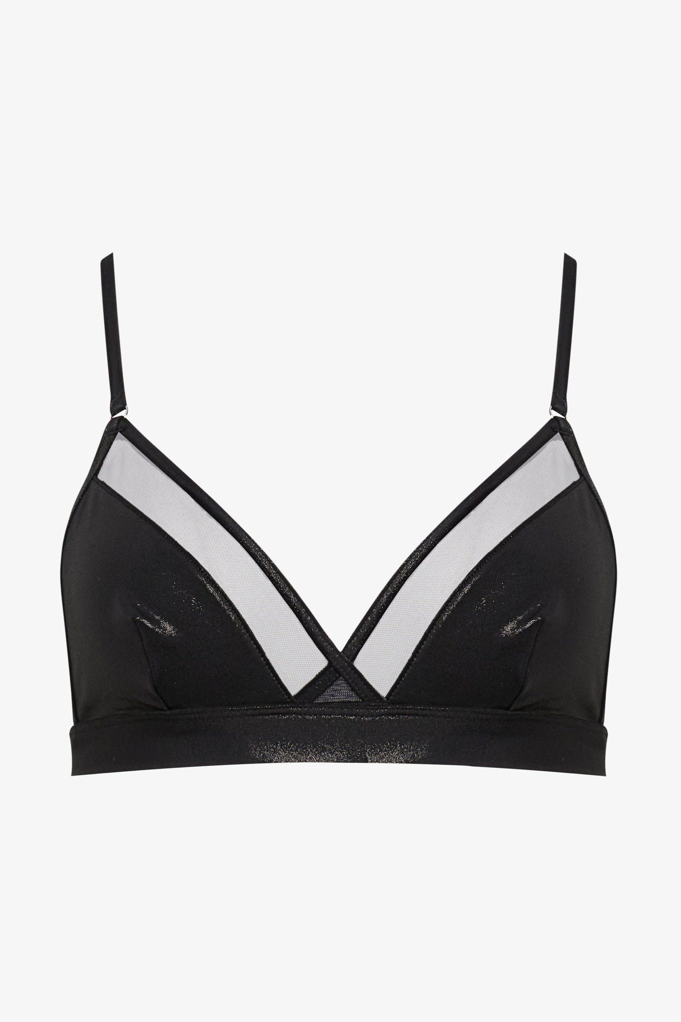 Triangle Bikini Top - Minuit | Black