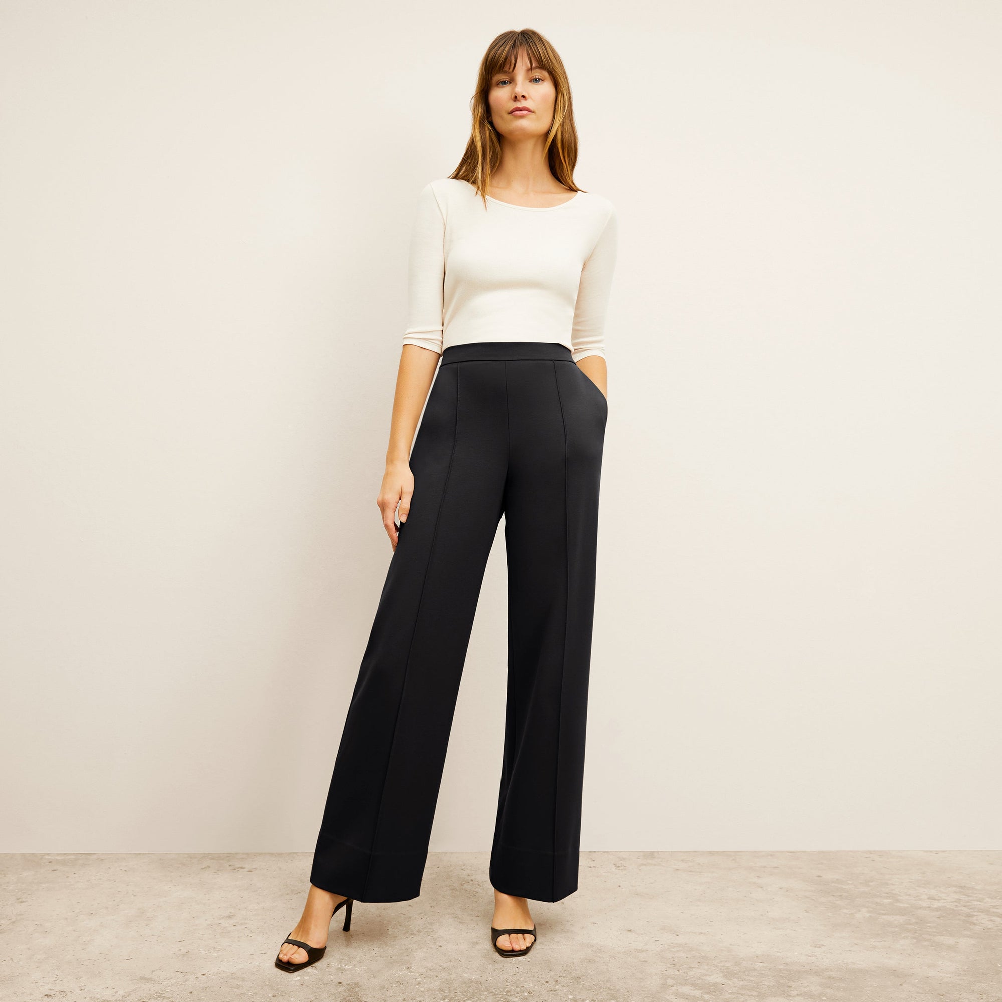 Women | Soyoung T-Shirt - Organic Ribbed Pima Cotton | Ivory