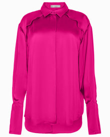 Molten Yoke Shirt | Fuchsia