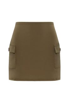 Cargo Skirt | Khaki