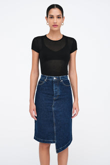 LES Denim Skirt | Dark Blue