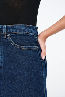 LES Denim Skirt | Dark Blue