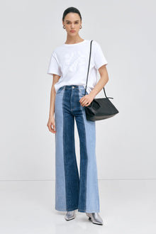 Christina Two-Toned Jeans | Blue Split