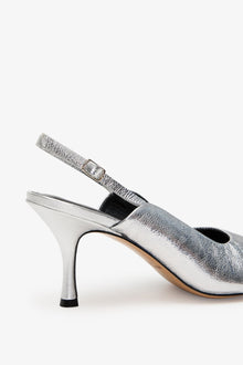 Jamie Cutout Sandals | Silver