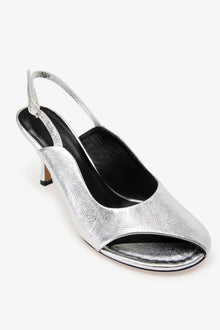 Jamie Cutout Sandals | Silver