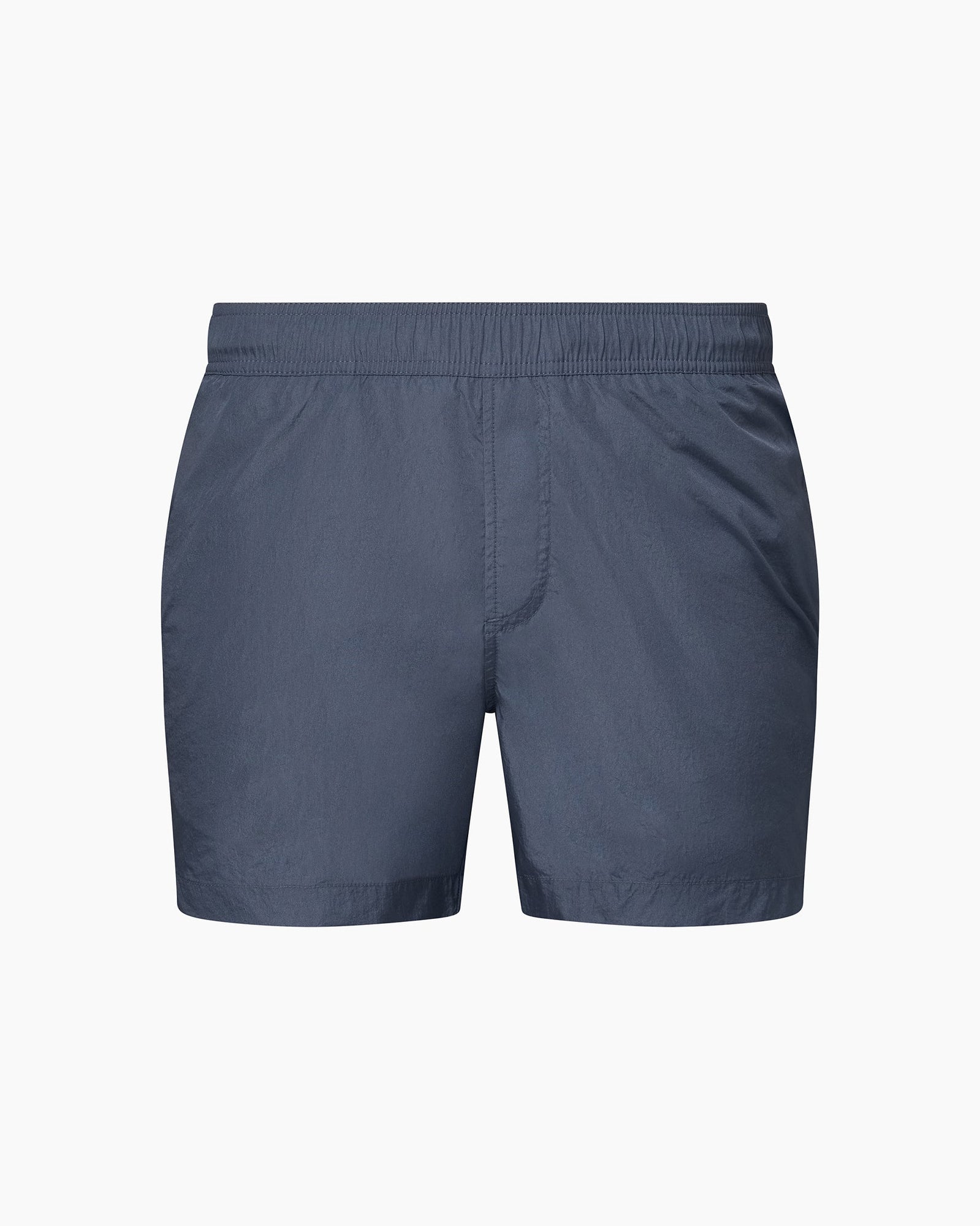 Mens | Nylon Crinkle 5" Swim Trunk | Blue Grey