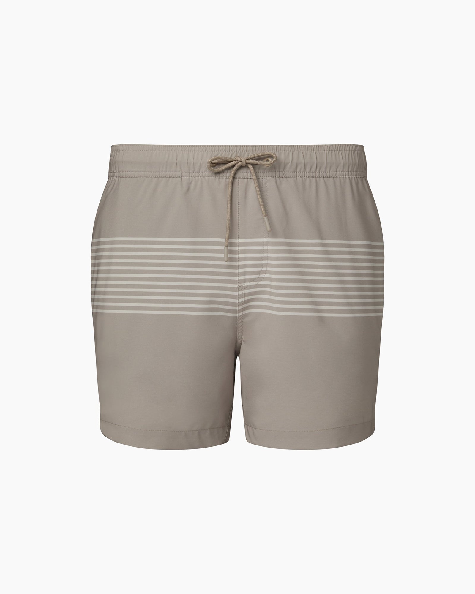 Mens | Comfort Lined 6" Swim Trunk | Khaki/White