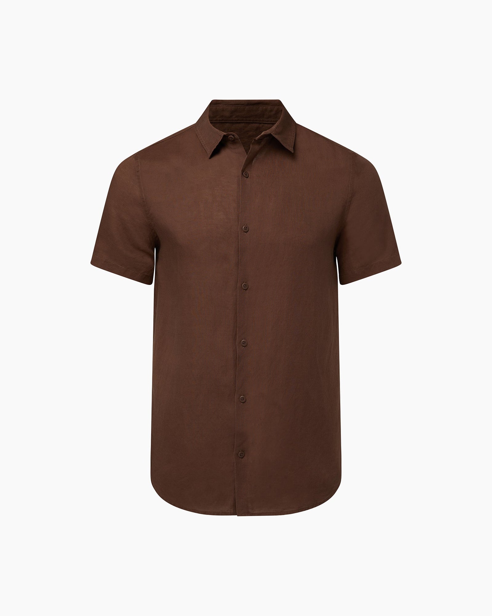Mens | Jack Air Linen Shirt | Chocolate