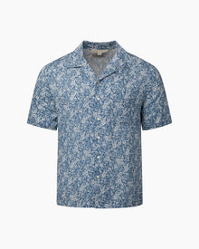 Mens | Viscose Vacation Shirt | Moonlight Blue