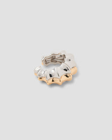 Double Murphy Ear Cuff earring - front view | 14k gold earrings