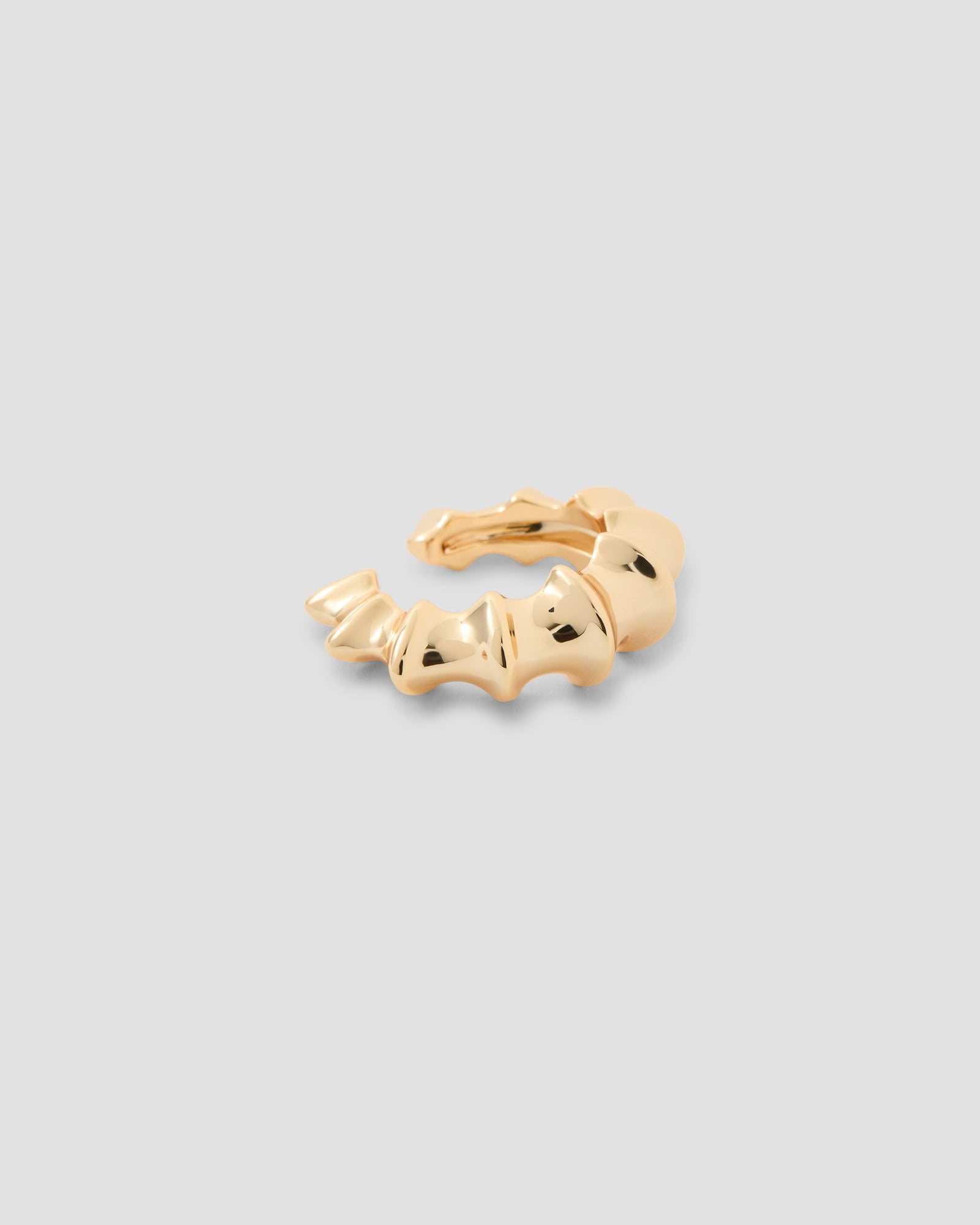 Murphy Ear Cuff earring - front view | 14k gold earrings