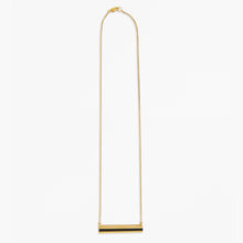 Inverse Pendant | 18K Gold Plated | Onyx