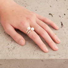 Lily Ring | Sterling Silver | Freshwater Pearls