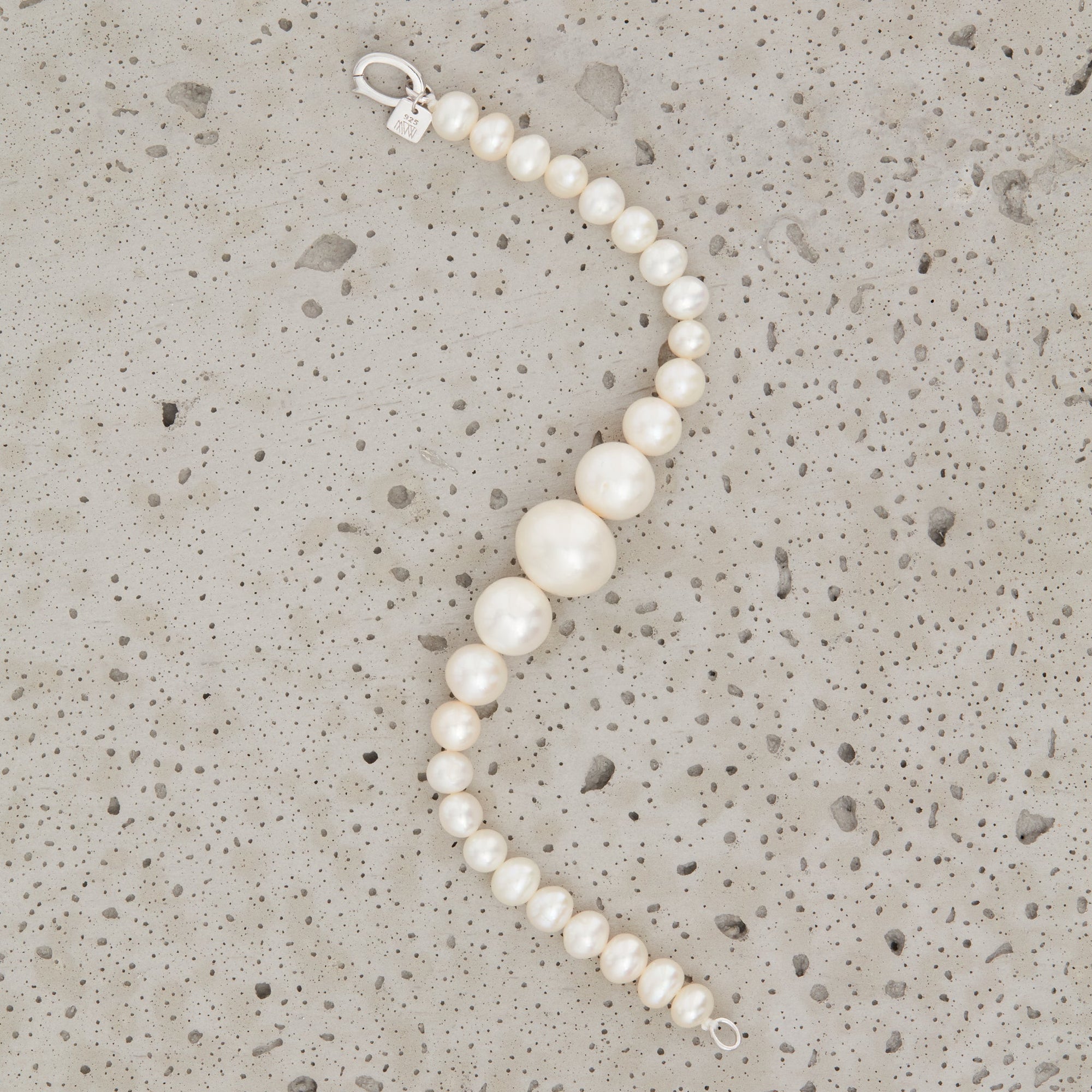 Luna Bracelet | Sterling Silver | Freshwater Pearls