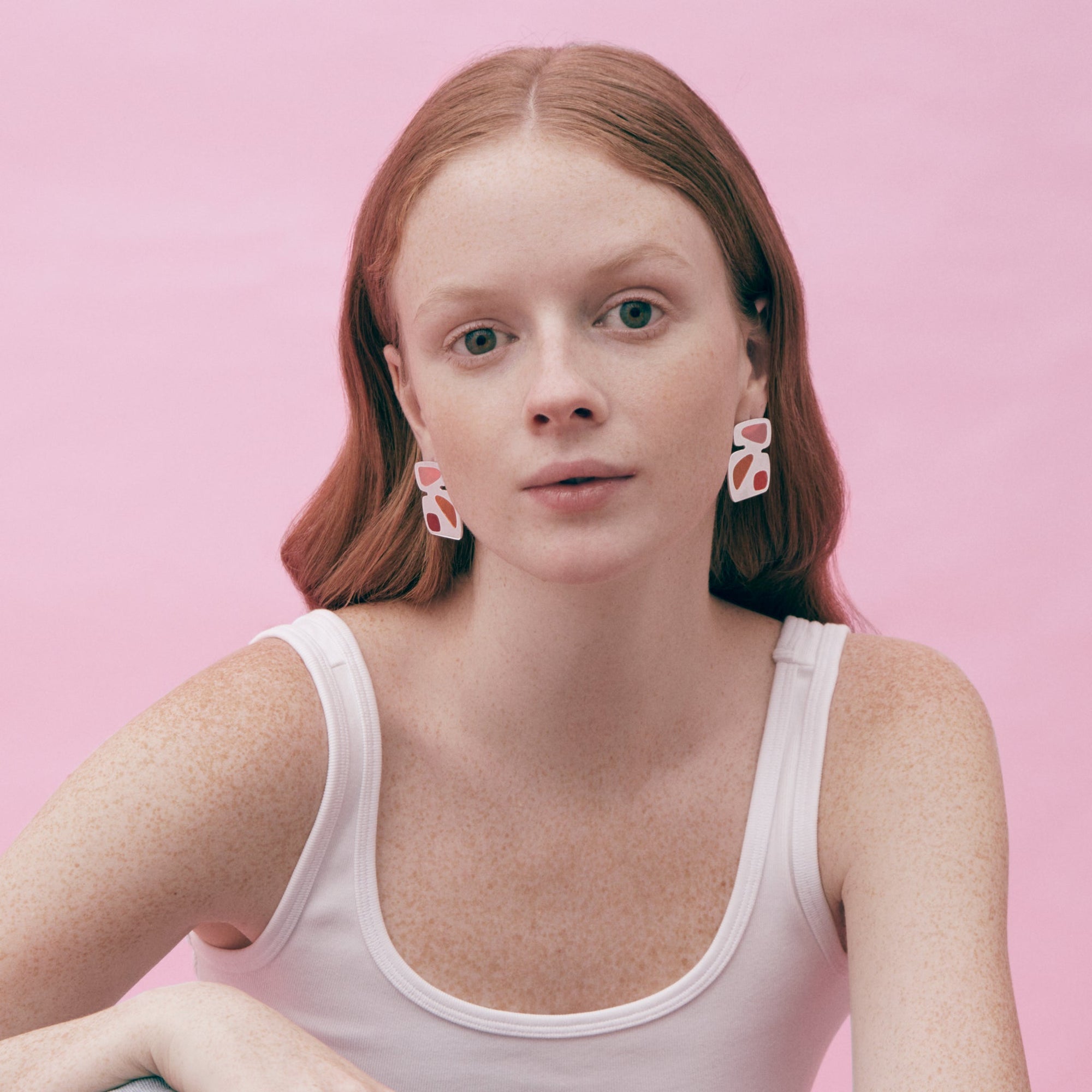 Vitral Earrings | Silver | Multicolor