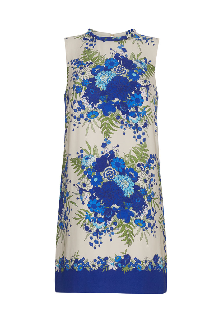 Mackenzie Dress | Evening Blue Bombay Bouquet