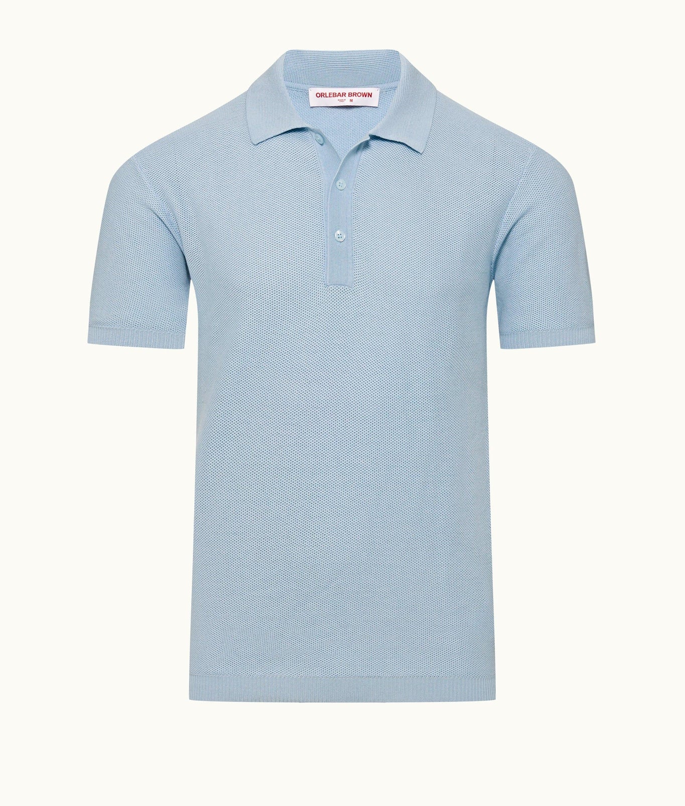 Maranon Dream Classic Fit Mercerised Cotton Polo Shirt | Powdered Sky