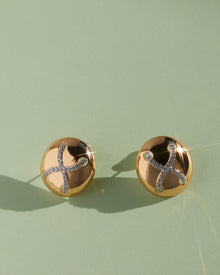 Mariner Cross Studs | Silver | Cubic Zirconia