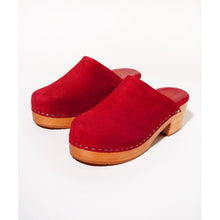 Martino Low Heel Wooden Clog | Chili