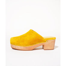 Martino Low Heel Wooden Clog | Ochre