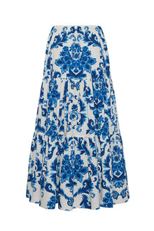 Melanie Skirt | Fiore Evening Blue