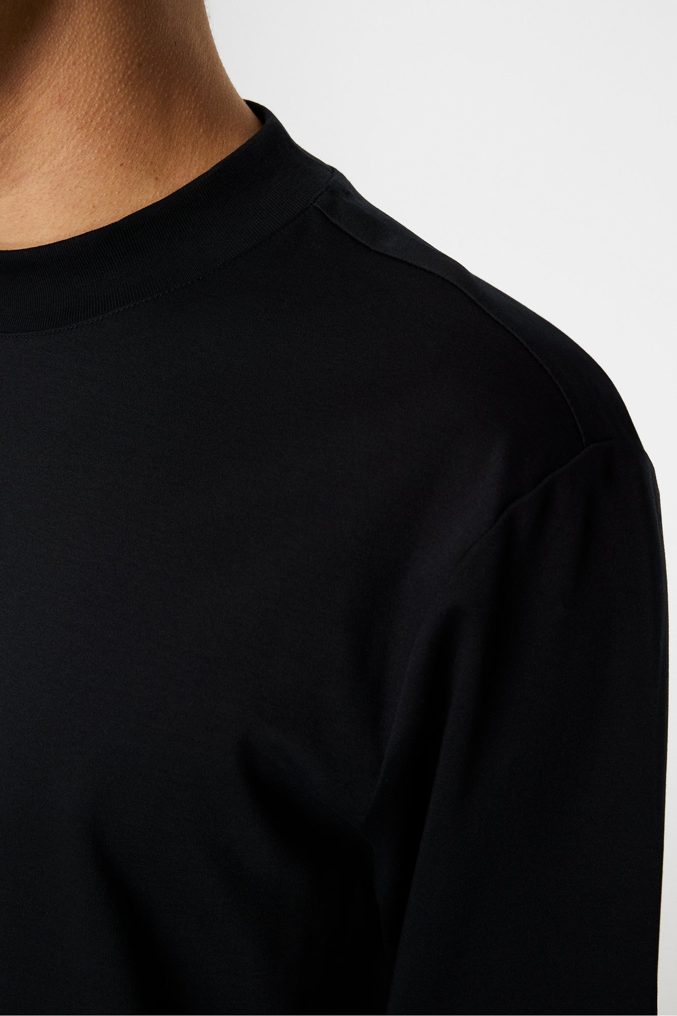 Men | Ace Mock Neck LS T-Shirt | Black