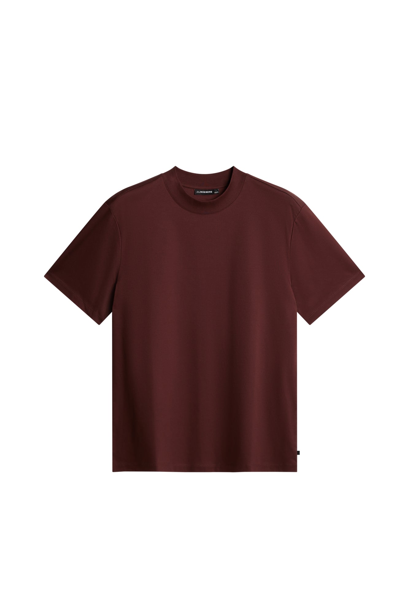 Men | Ace Mock Neck T-Shirt | Bitter Chocolate