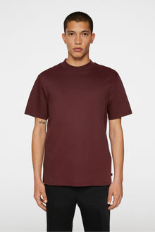 Men | Ace Mock Neck T-Shirt | Bitter Chocolate