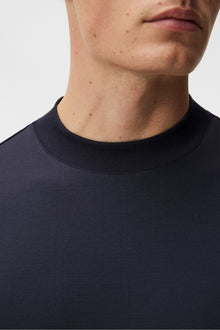 Men | Ace Mock Neck T-Shirt | JL Navy (V2)